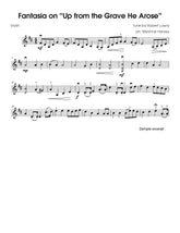 Fantasia on "Up from the Grave He Arose" for Solo Violin - an Easter Hymn - PDF Download